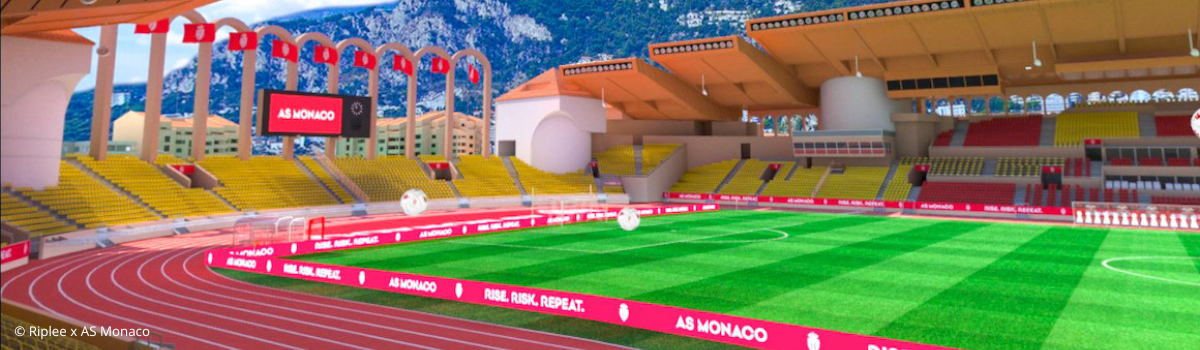 Stade de l'AS Monaco construit pour la réalité virtuelle